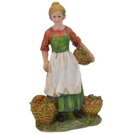 Resin fruit and vegetable seller cm 15