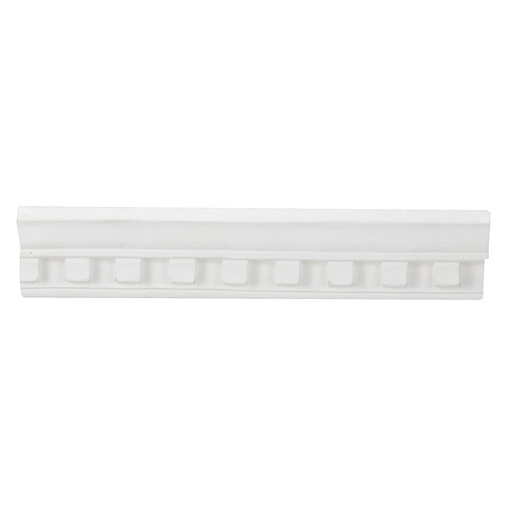 Architrave romana con fregio in gesso cm 28,3x4x4,5 h
