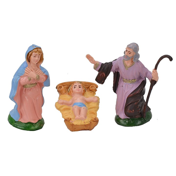 Natividad set 3 pzs serie 6,5 cm