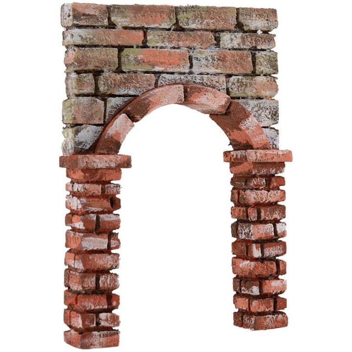 Polystyrene arch 16x25.5 cm Neapolitan nativity scene