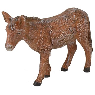 Brown standing donkey series 19 cm Fontanini