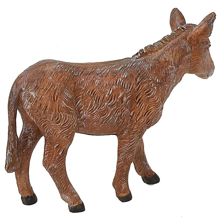 Brown standing donkey series 19 cm Fontanini