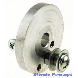 Puleggia ø 3,5 cm con perno, per motoriduttore 4w