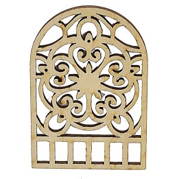 Window decorated in Arab style cm 4,8x0,3x7,2 h
