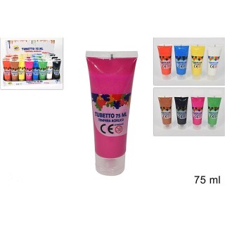 Tubetto 75 ml tempera acrilica colore