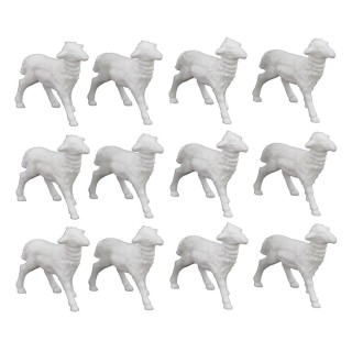 Set of 12 Sheep, cm 2,5x2 Art. 