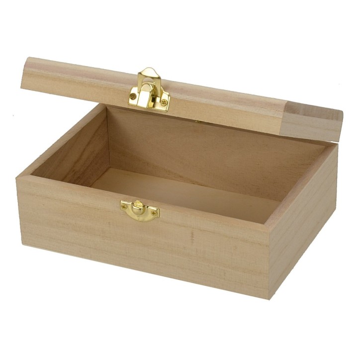 Cofanetto in legno cm 17x12x7 h