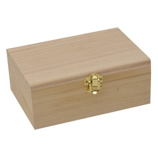 Caja de madera de 17x12x7 cm h