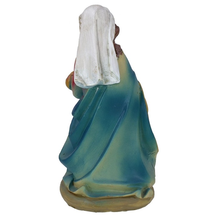 Madonna inginocchiata in resina serie 30 cm