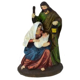 Natividad en resina cm 9x7x13,5 h