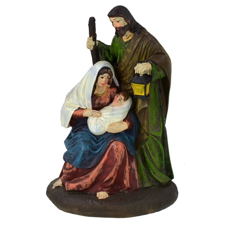 Nativity in resin cm 9x7x13,5 h