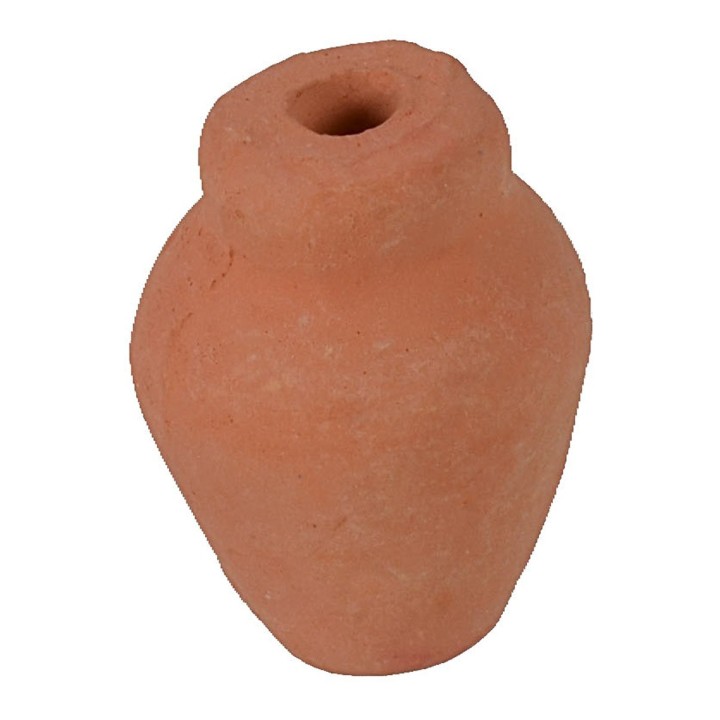 Juego de 5 jarrones de terracota h 2,3 cm