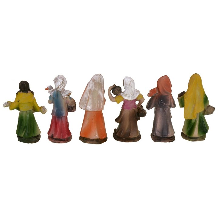 Set 24 statuine in resina 6,5-7 cm