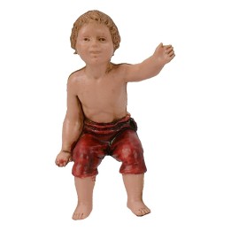Niño sentado serie 10 cm Landi Moranduzzo