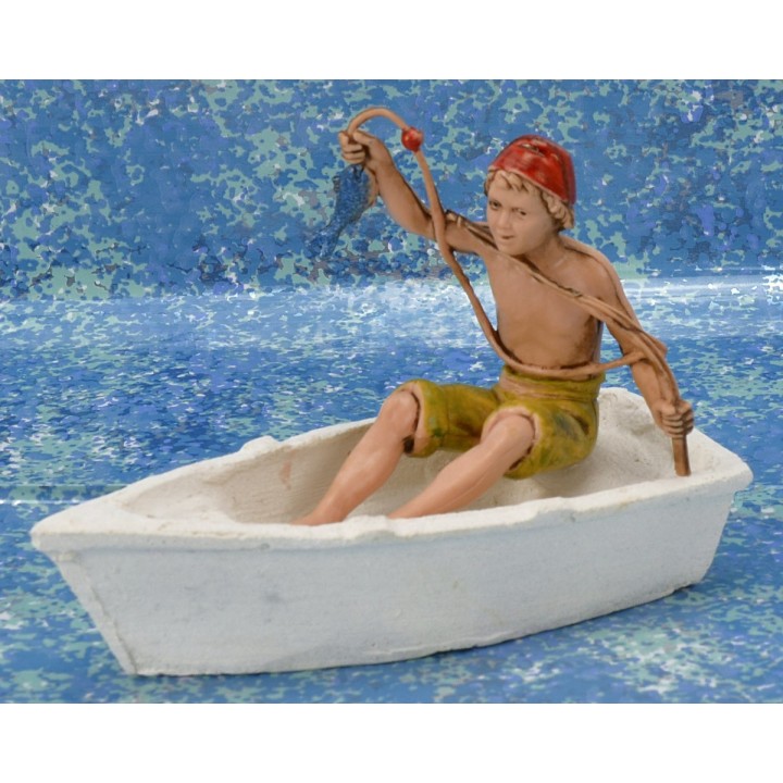 Pescador sentado cm 10 Landi