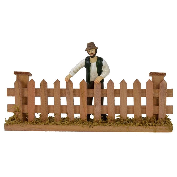 Valla de madera cm 13x2x5 h.