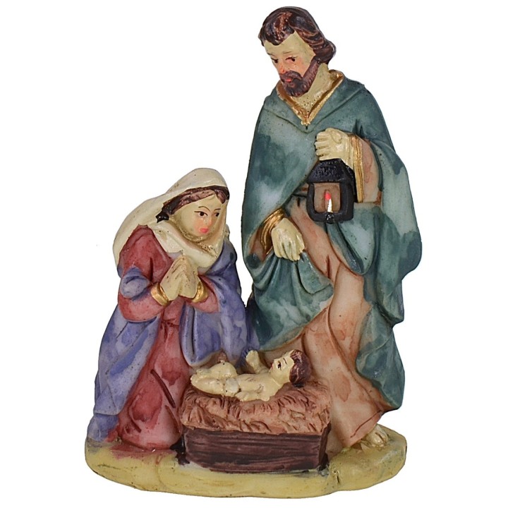 Natività in resina cm 7x3x10 h
