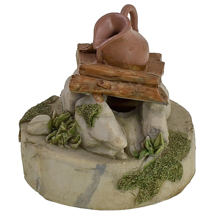 Campamento con fuego a pilas ø 9x9,2 h cm