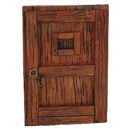 Puerta de resina efecto madera cm 6x0,9x8,7 h