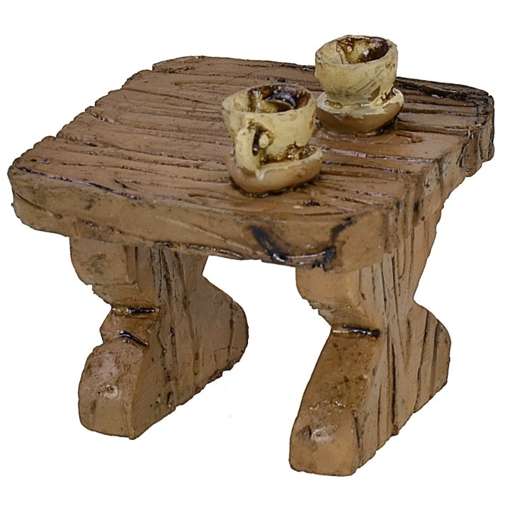 Tavolo in resina effetto legno cm 3,8x3,5x3 h