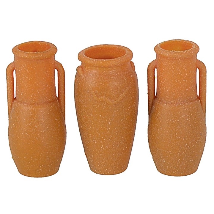Set of 6 pvc jars