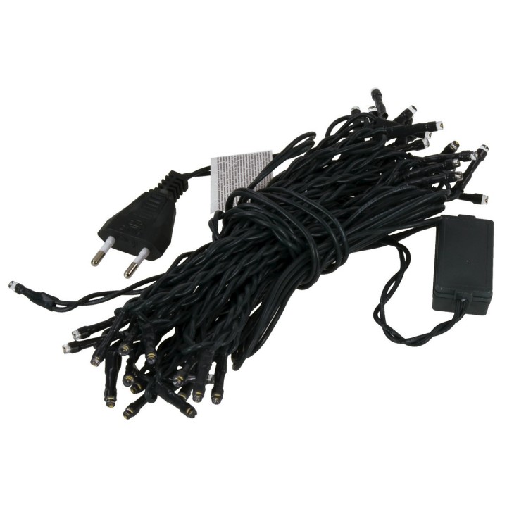 Chain 35 warm white LEDs distance 20 cm