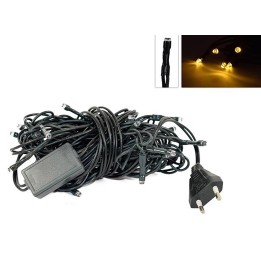 Chain 35 warm white LEDs distance 20 cm