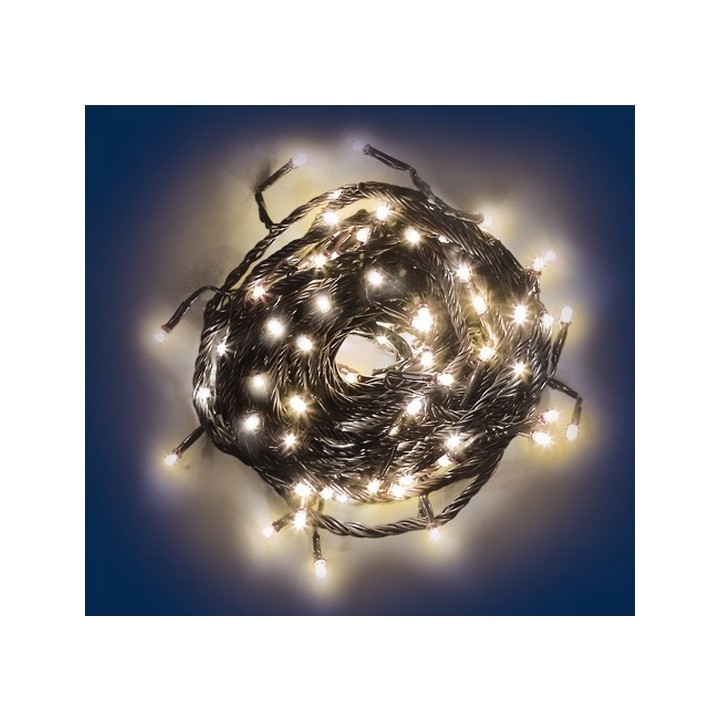 Serie 40 Led Ester.-Inter. Luz cálida a Pilas, Temporizador y