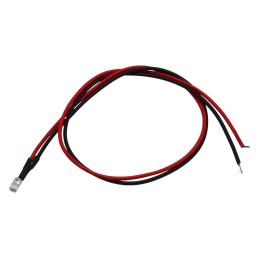 Led piatto 3 mm bianco caldo 3V