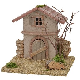 Rustic country house cm 15x13x15 h