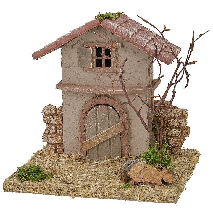 Rustic country house cm 15x13x15 h