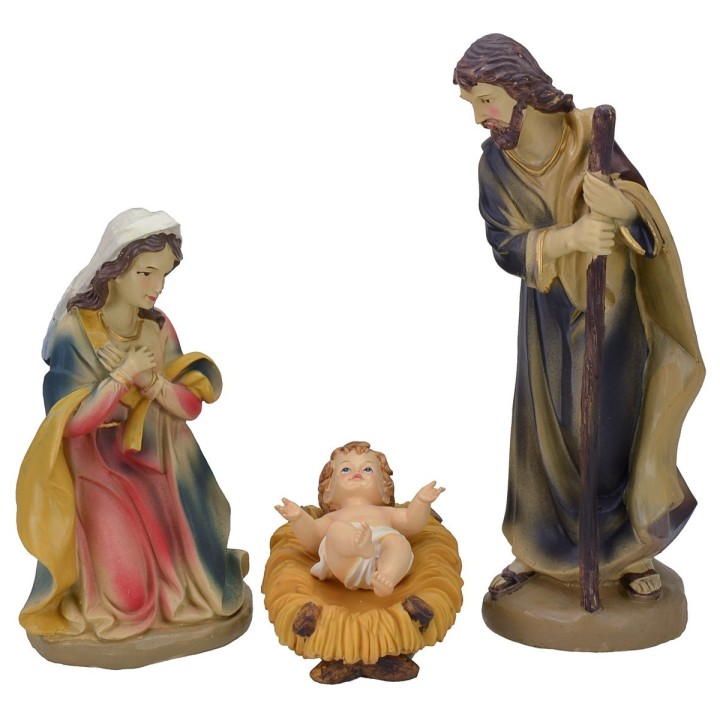 Nativity 3 subjects for 40 cm series resin nativity scene