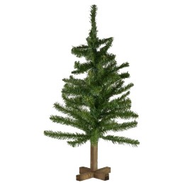 Árbol de Navidad de 90 cm con base de madera