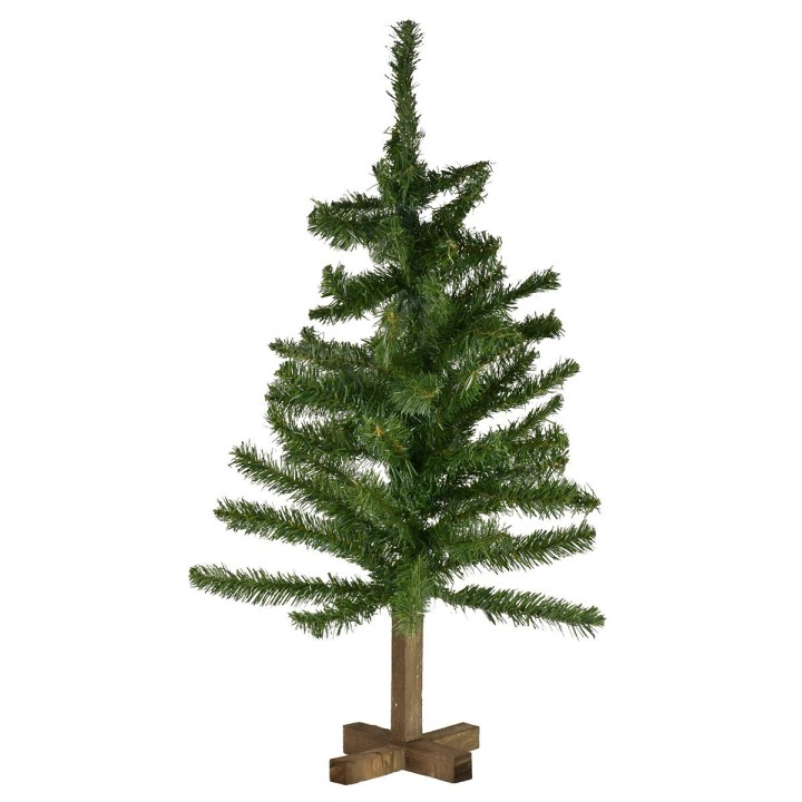 Christmas tree 90 cm with wooden base