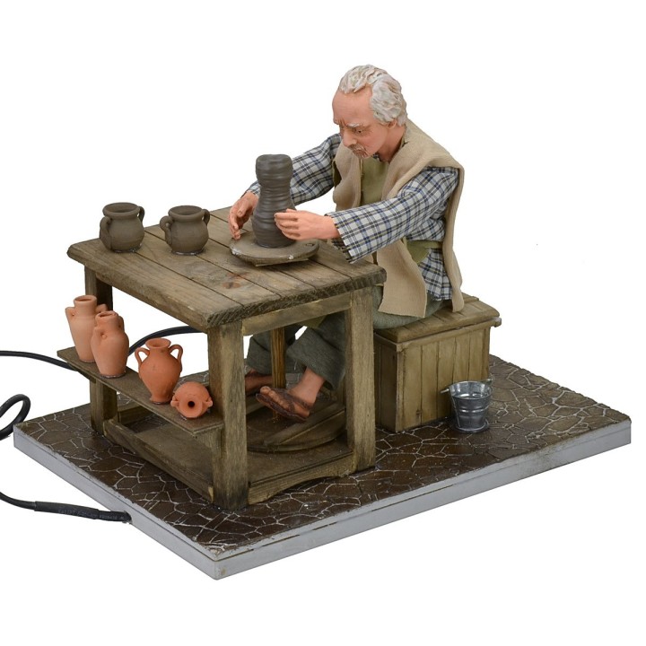 Seated potter double movement series 30 cm