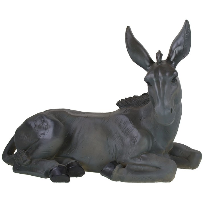 Asno sentado en resina para estatuas de 50-60 cm de altura