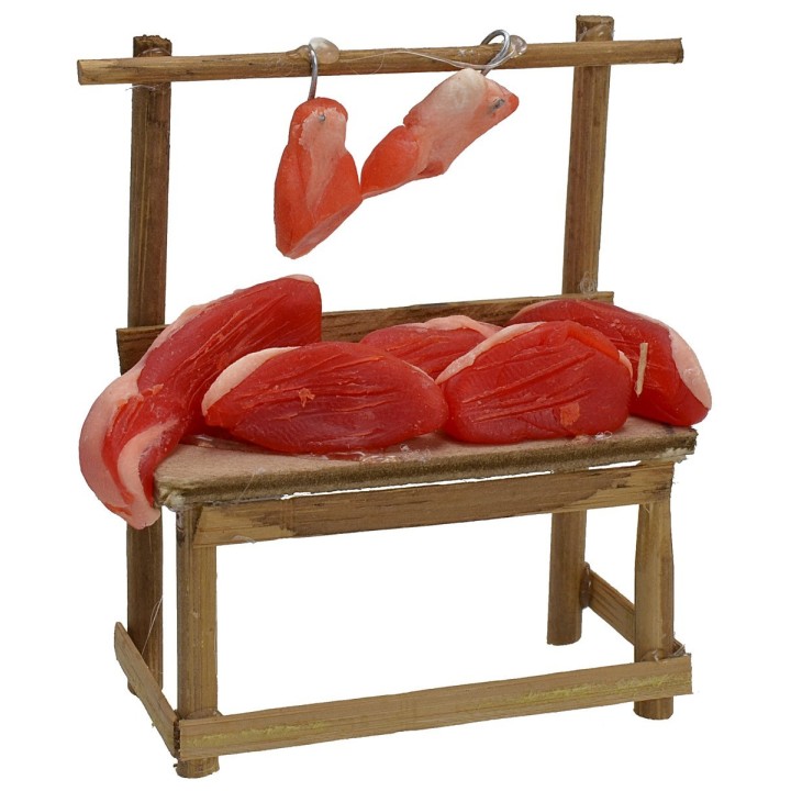 Wax meat counter 7,5x3,5x8,5 h.