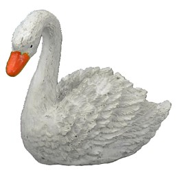 Swan in resin cm 5x5 h