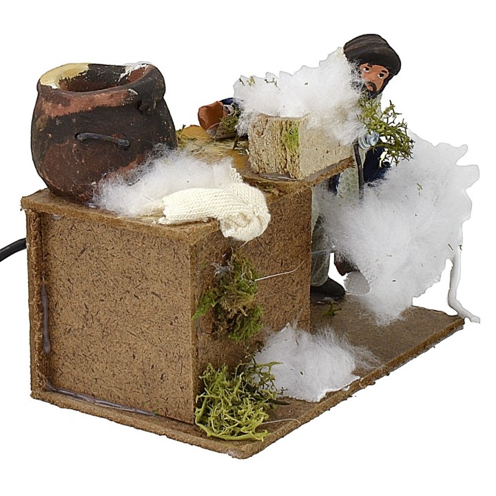 Moving wool worker 10 cm