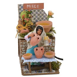 Venditrice di miele in movimento 10 cm