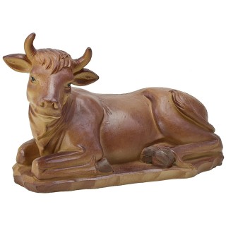 Sitting ox in resin for statues cm 15