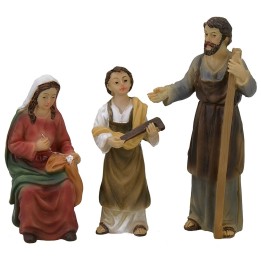 Famiglia di Nazareth cm 9 Statue Pasquali