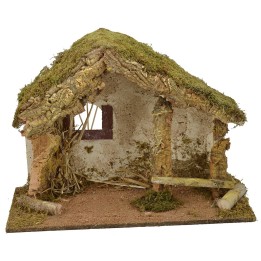 Cabaña para belén de 50x24x36 cm h