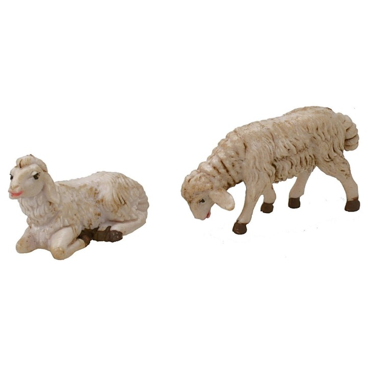 Set of 4 sheep for 12 cm statues