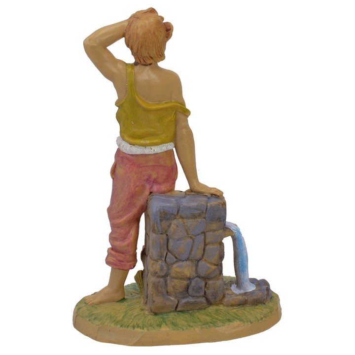 Shepherd at the fountain cm 20 lux