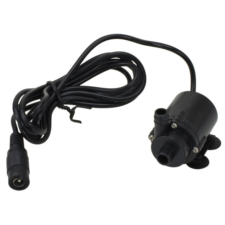 Pompa micro 12V DC con cavo 150l/h - 110 cm prevalenza