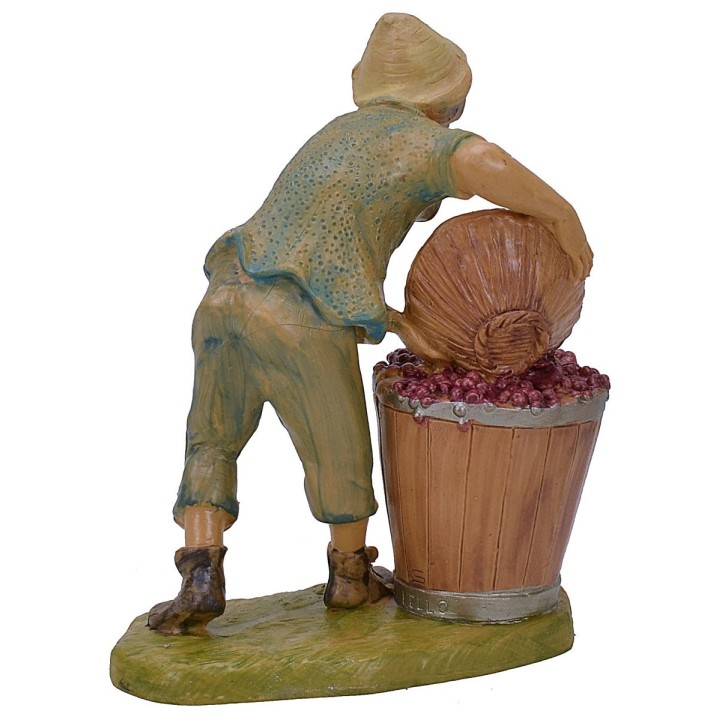 Farmer with grapes 15-16 cm lux Euromarchi