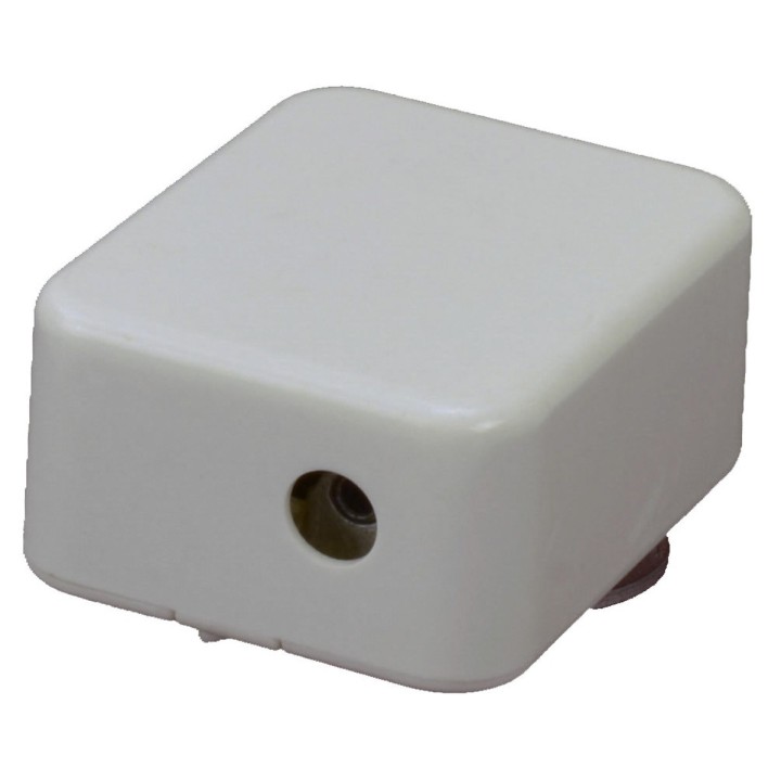 Manual winding white music box