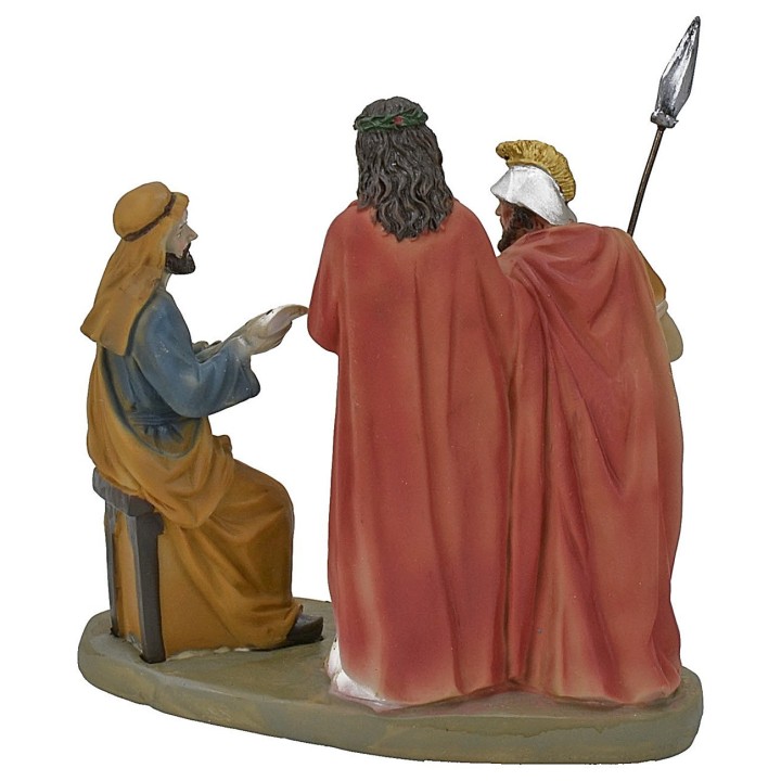 Scena processo a Gesù cm 13 statue pasquali