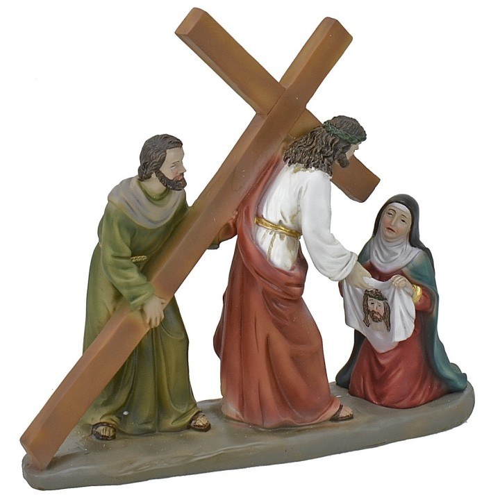 Subida al monte Calvario estatua pascual de 13 cm